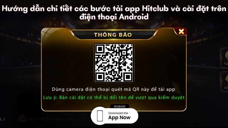 Hướng dẫn chi tiết các bước tải app Hitclub và cài đặt trên điện thoại Android