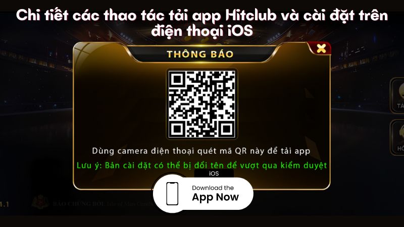 Chi tiết các thao tác tải app Hitclub và cài đặt trên điện thoại iOS