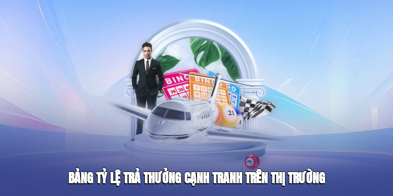Bảng tỷ lệ trả thưởng cạnh tranh trên thị trường
